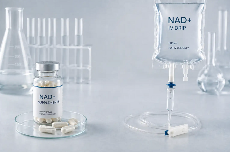 NAD+ Supplements vs. NAD IV Drips: What's the Difference and Is It Worth It?