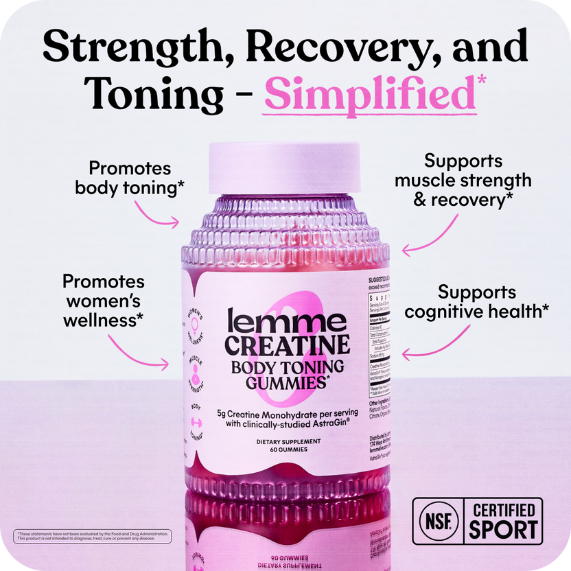 Lemme Creatine Gummies (Sour Strawberry)