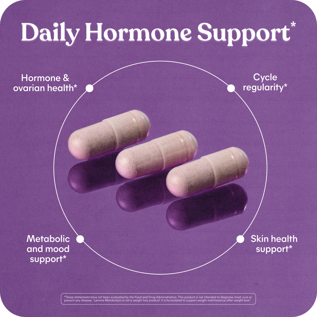 lemme glp-1 dailytm support capsules Lemme Balance Hormone Support Capsules
