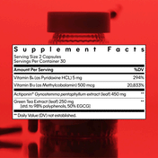 gif of bottle with supplement facts in front