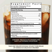 Supplement Facts for Colostrum Liquid