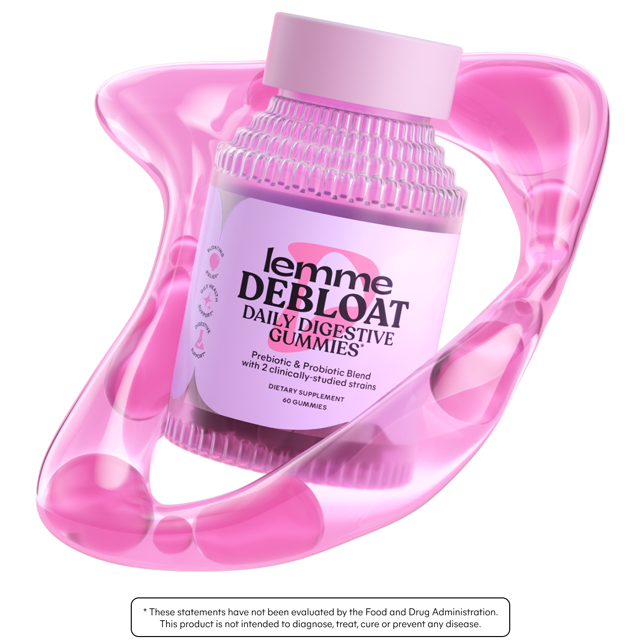 debloat gummies bottle