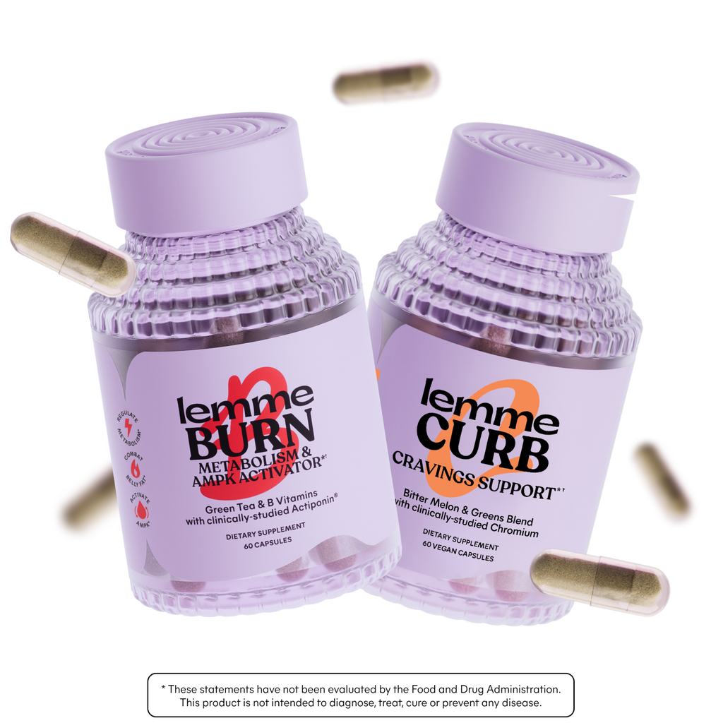 can you take lemme glp 1 and lemme burn together Lemme Metabolic Duo | Burn and Curb | 2 Pack