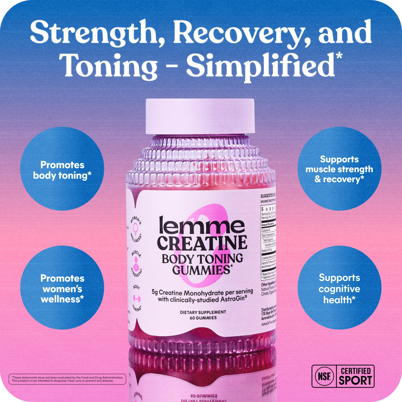 Lemme Creatine Gummies